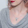 Sterling silver rainclouds necklace model