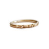 ORB stacking ring 9ct gold with granulation