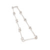 Multi-Combination Nought Chain Necklace - choker (short) variation - silver