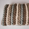 Cassandra Sabo’s handwoven merino wool 'Tendril' throw from her Forest Collection