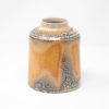 Wood fired, soda glazed, stoneware vase