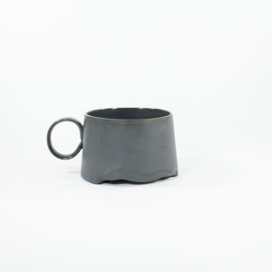 Charcoal-Teacup-URBAN-Simplicity-ERADU-Ceramics-Porcelain