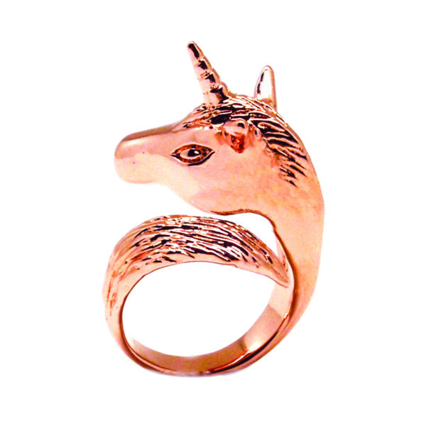 Rose Gold Unicorn Ring_Monvatoo