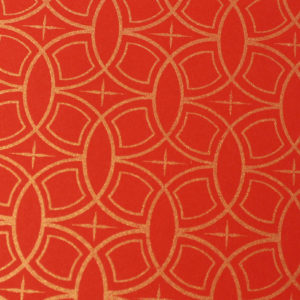 Rings on red cover pattern